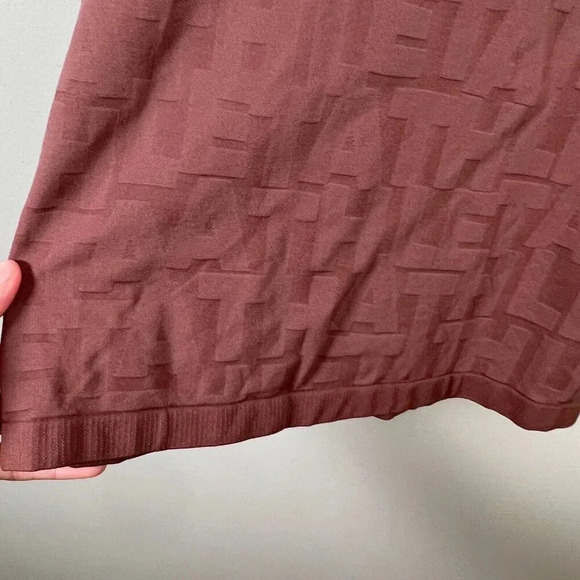 Athleta Momentum Logo Tank Top Size Small Hearth Rose Athletic Running Workout - Picture 5 of 10